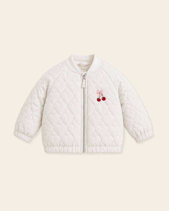 Children's quilted raincoat jacket Cherry. New collection 