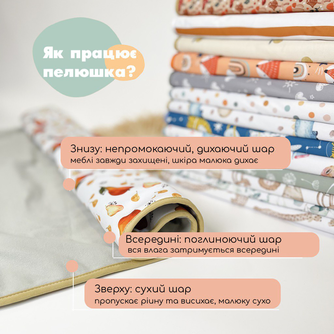 Waterproof absorbent diaper 70*80cm. HM459 
