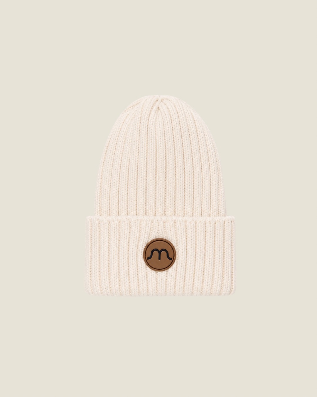 Knitted hat Happymoon basic milk 