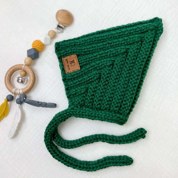 Elf Happymoon knitted hat green 
