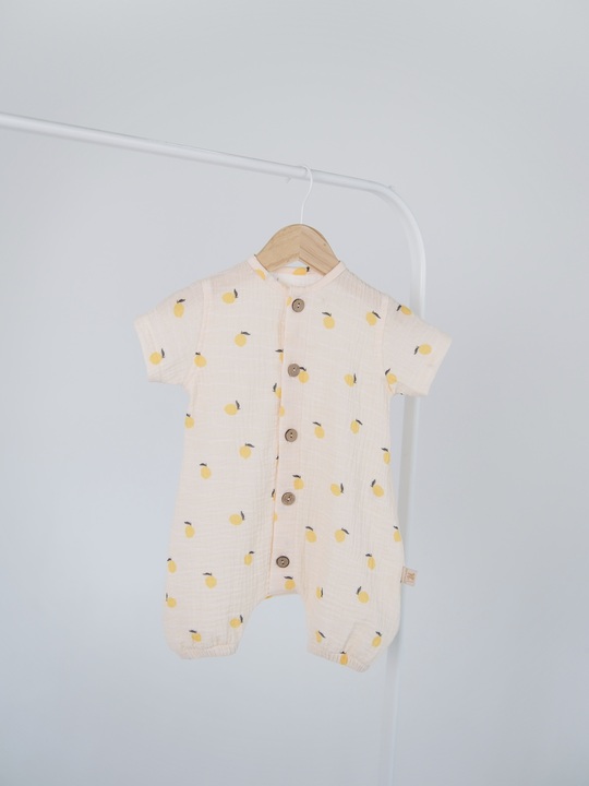 Песочник с муслина Happymoon лимончики new Изображение