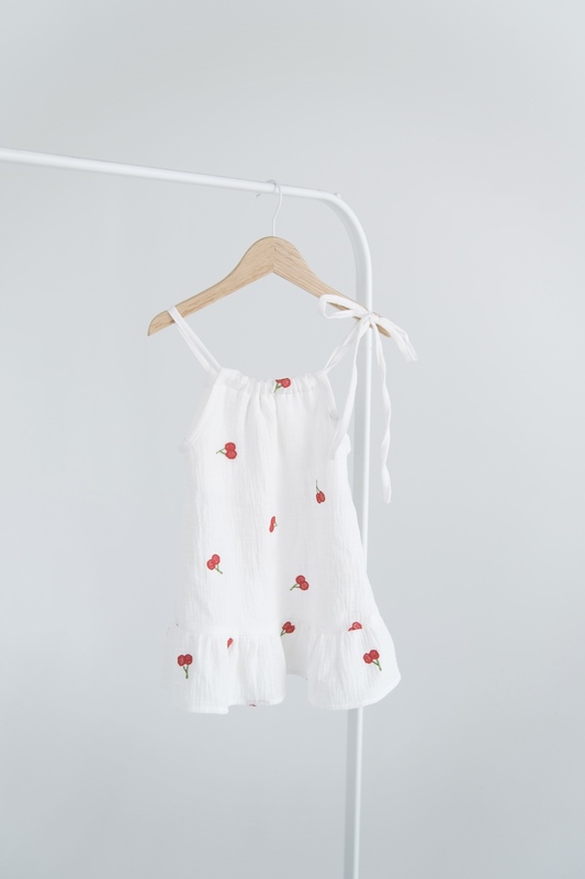 Платье из муслина Happymoon вишенка Изображение