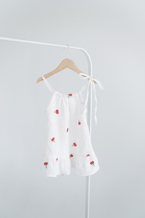 Платье из муслина Happymoon вишенка Изображение