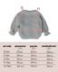 Knitted Baby Sweater HappyMoon Grey 