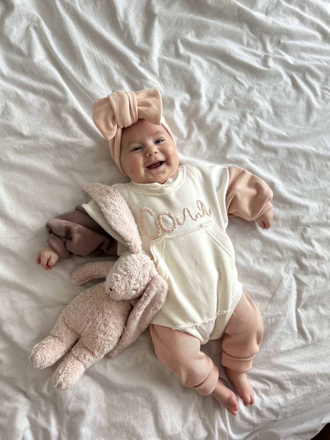 Боди-свитшот рукав рожево-мокко Изображение