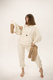 Adult warm fleece suit milk. New collection 