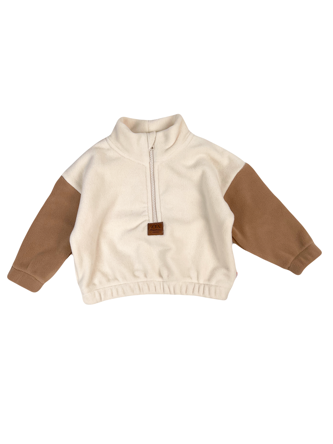 Fleece children's suit caramel with milk. New collection 