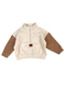 Fleece children's suit caramel with milk. New collection 