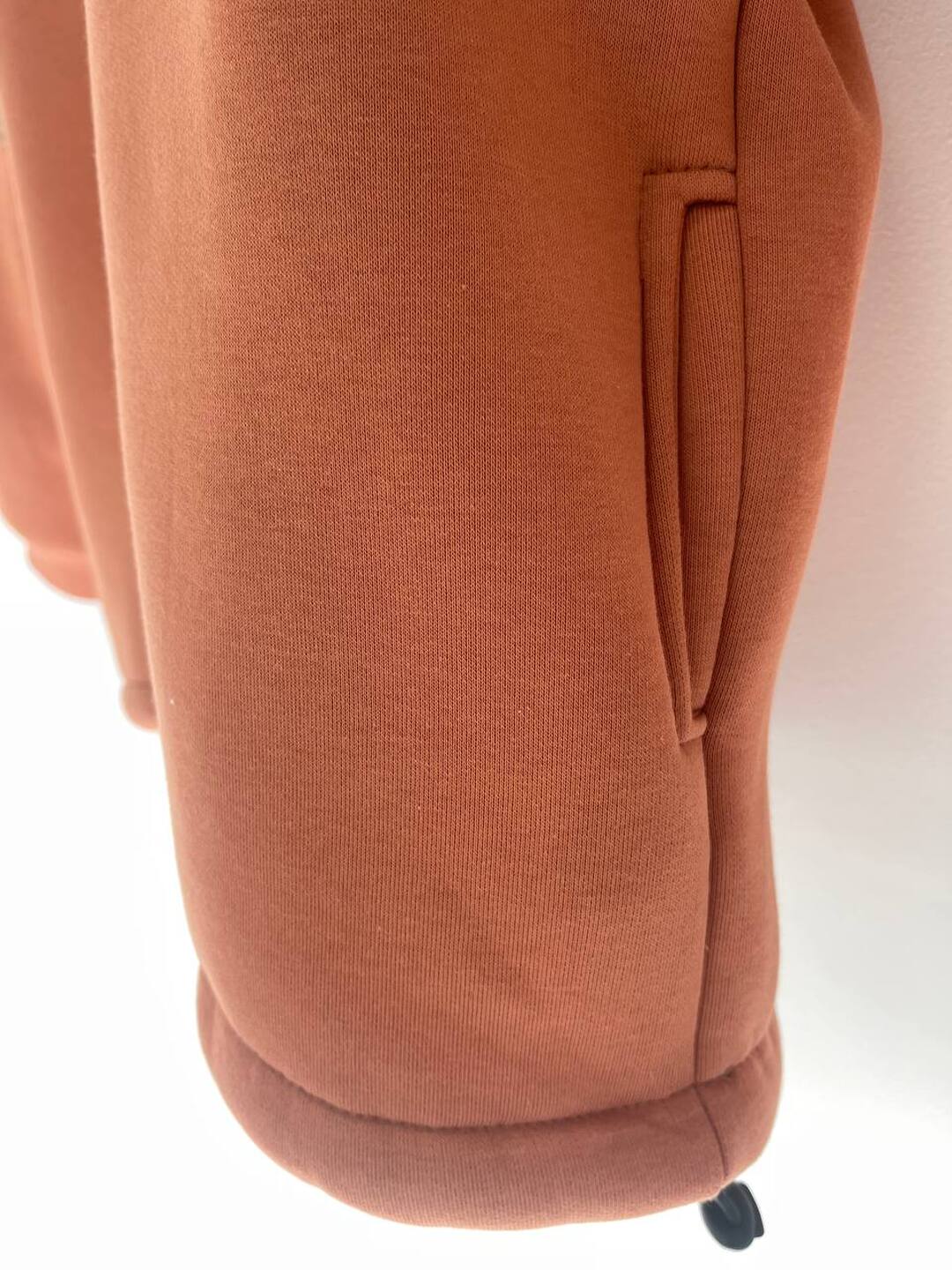 Утепленный худи оверсайз DAD беж/теракот. Новая коллекция Изображение