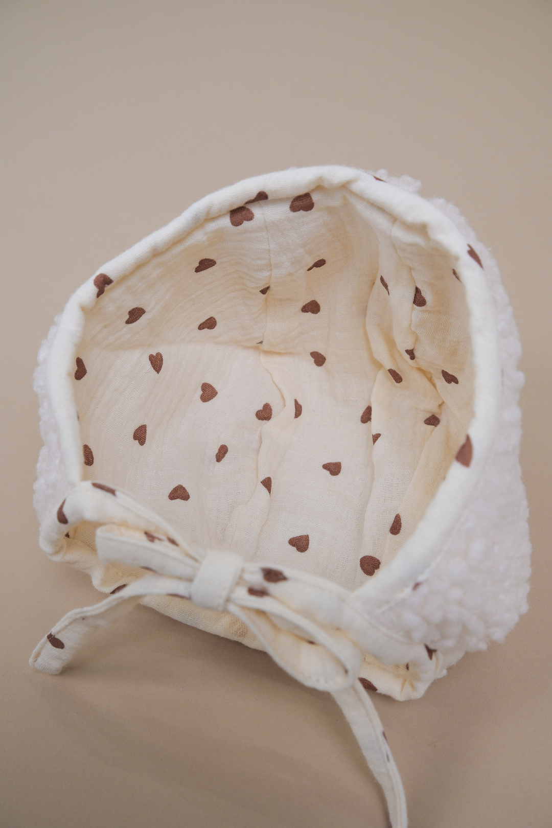 Теплая детская шапочка баранчик(Milk). Новая коллекция Изображение