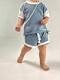 Children's cotton shorts, blue. New collection 