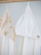 Полотенце с капюшоном 110х110 White/Lemon из хлопковой махры. RMlM Изображение