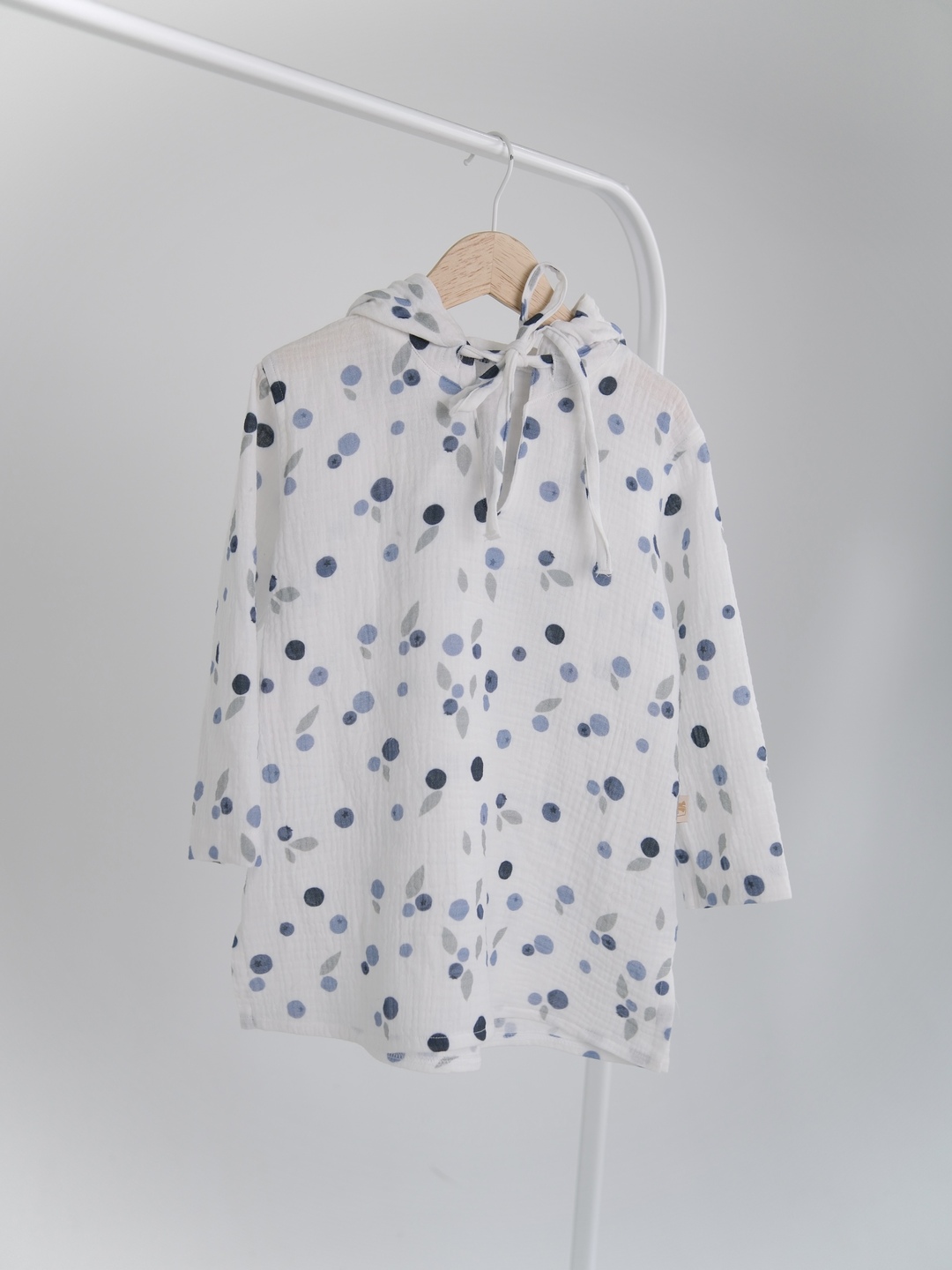 Happymoon blueberry muslin bunny cape 