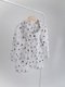 Happymoon blueberry muslin bunny cape 