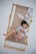 Happymoon blueberry muslin bunny cape 