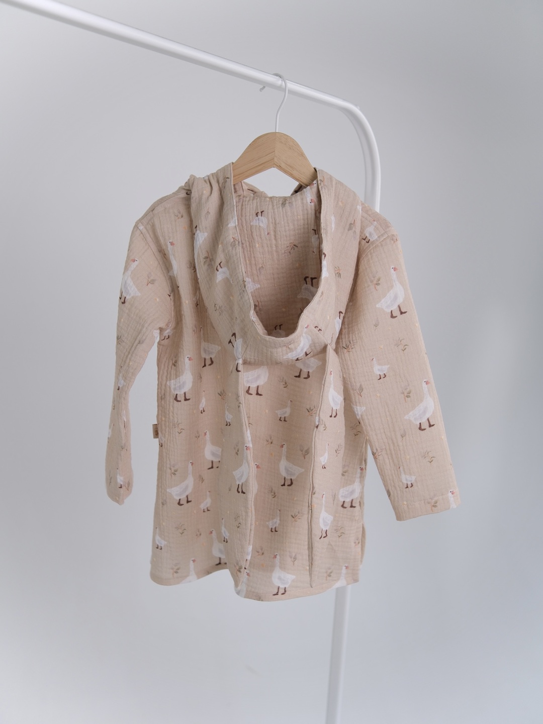 Happymoon muslin bunny cape geese 