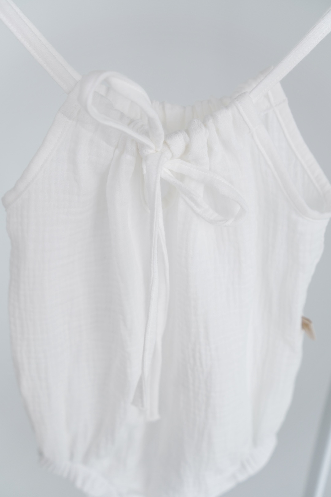 Happymoon muslin body dress milk 