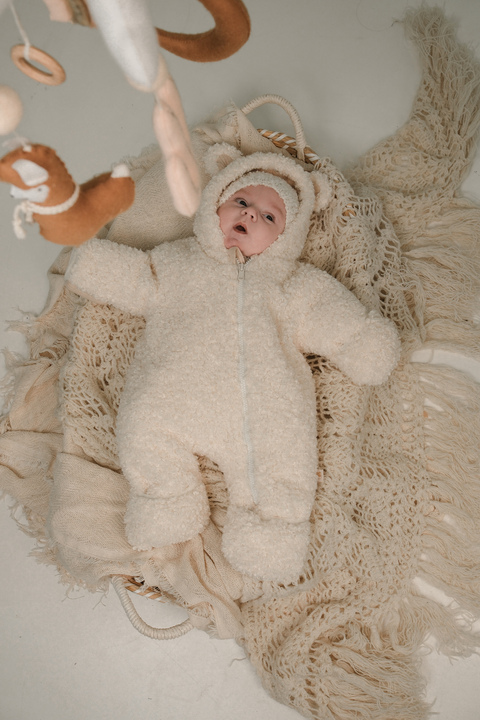 Зимний комбинезон Teddy milk. Новая коллекция Изображение