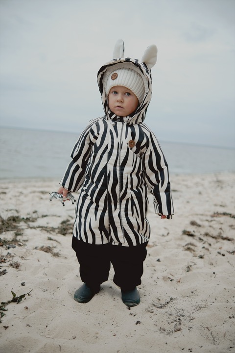 Зимовий термо комбінезон Toddler Zebra. Нова колекція Зображення