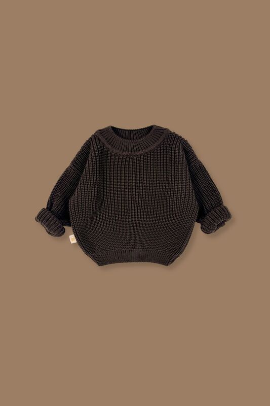  Вязаный свитер детский Happymoon Chocolate Изображение