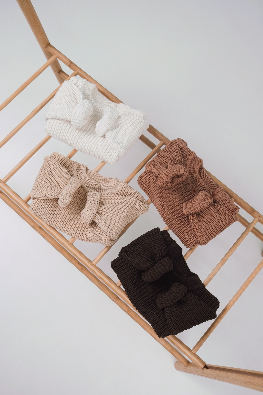 Knitted Baby Sweater HappyMoon Milk 