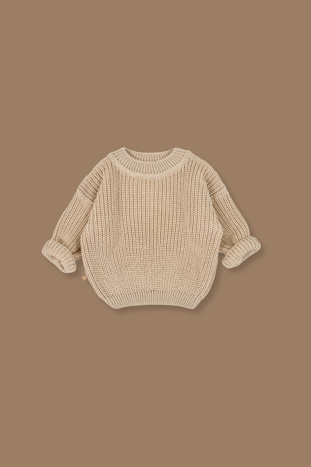  Вязаный свитер детский Happymoon Beige Изображение