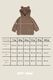 Bear hoodie with insulation caramel. New collection 