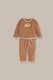 Caramel Cinnabon waffle two-piece suit. New collection 