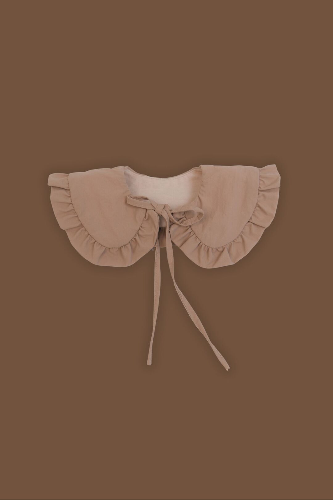 Воротник с плащевкой на завязках Beige. Новая коллекция Изображение