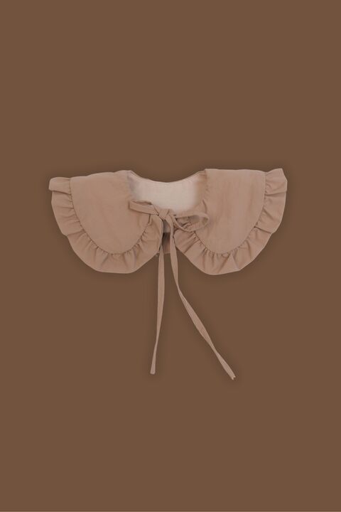 Воротник с плащевкой на завязках Beige. Новая коллекция Изображение