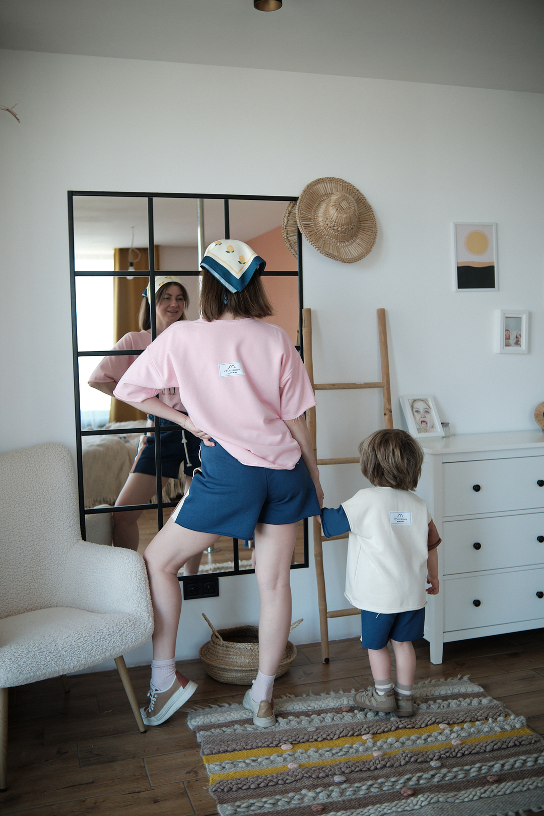 Navy Blue tricot shorts 