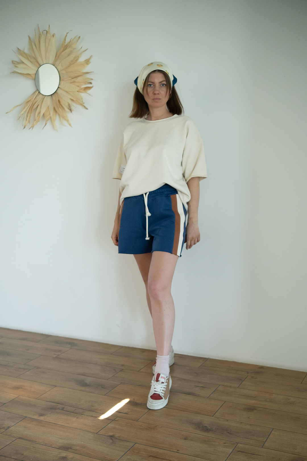 Navy Blue tricot shorts 