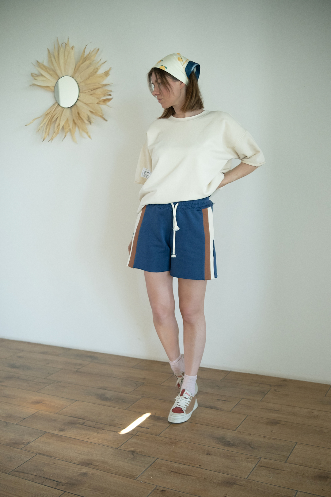 Navy Blue tricot shorts 