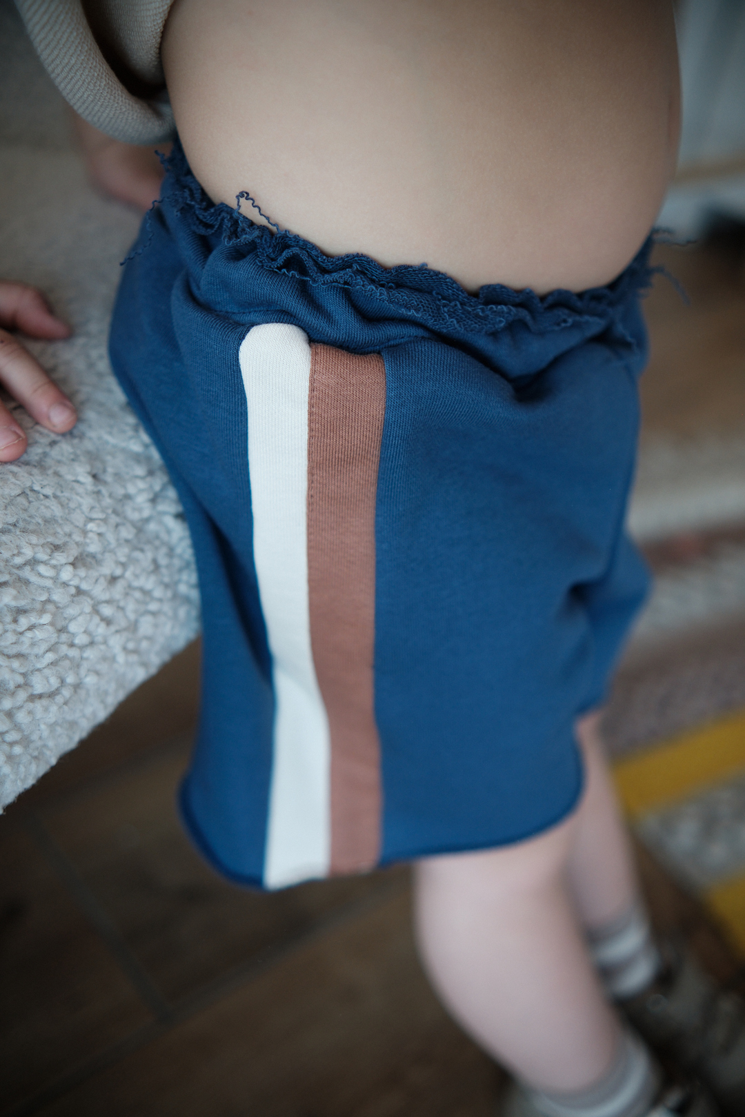 Дитячі шорти з лампасами Navy Blue. Нова колекція Зображення