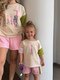 Children's shorts with stripes Candy Pink. New collection 