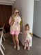 Children's shorts with stripes Candy Pink. New collection 