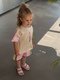 Children's shorts with stripes Candy Pink. New collection 