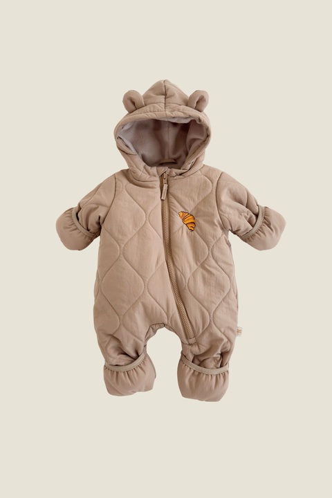 Demi-season overalls made of quilted raincoat Croissant. New collection 