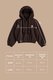 Adult chocolate-colored polar fleece zip-up onesie. New collection. 