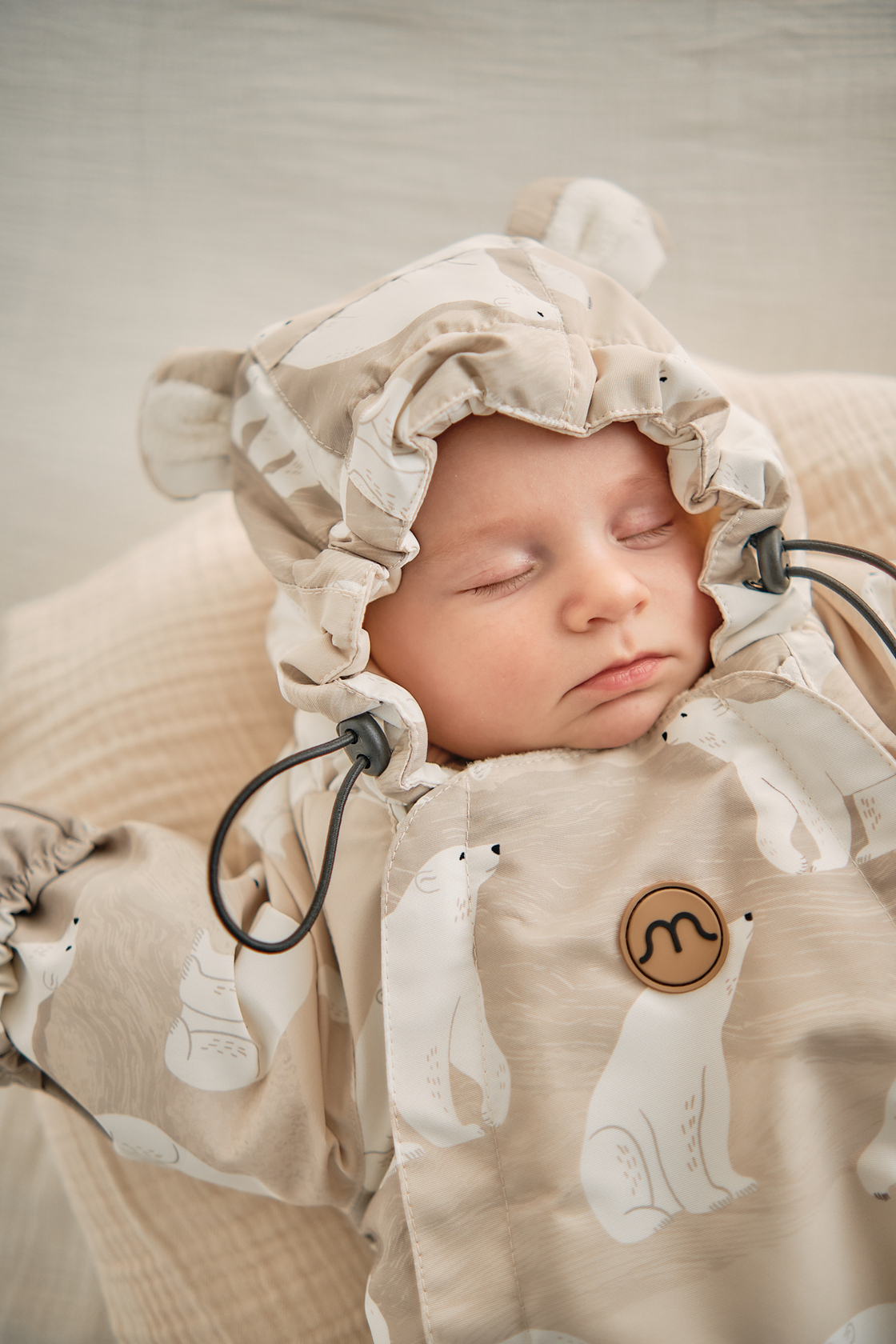 Комбінезон зимовий Newborn Polar Bear. Нова колекція Зображення